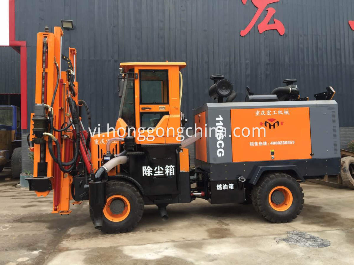 Post Piling Extracting and Drilling Machine